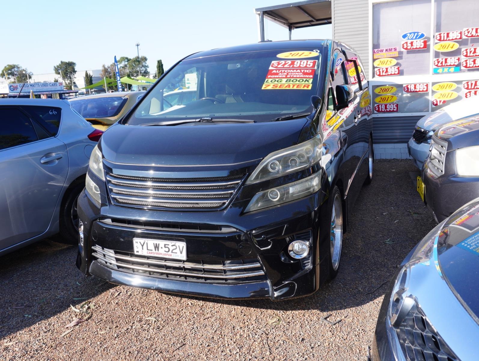 2012 TOYOTA VELLFIRE G EDITION AUTOMATIC WAGON