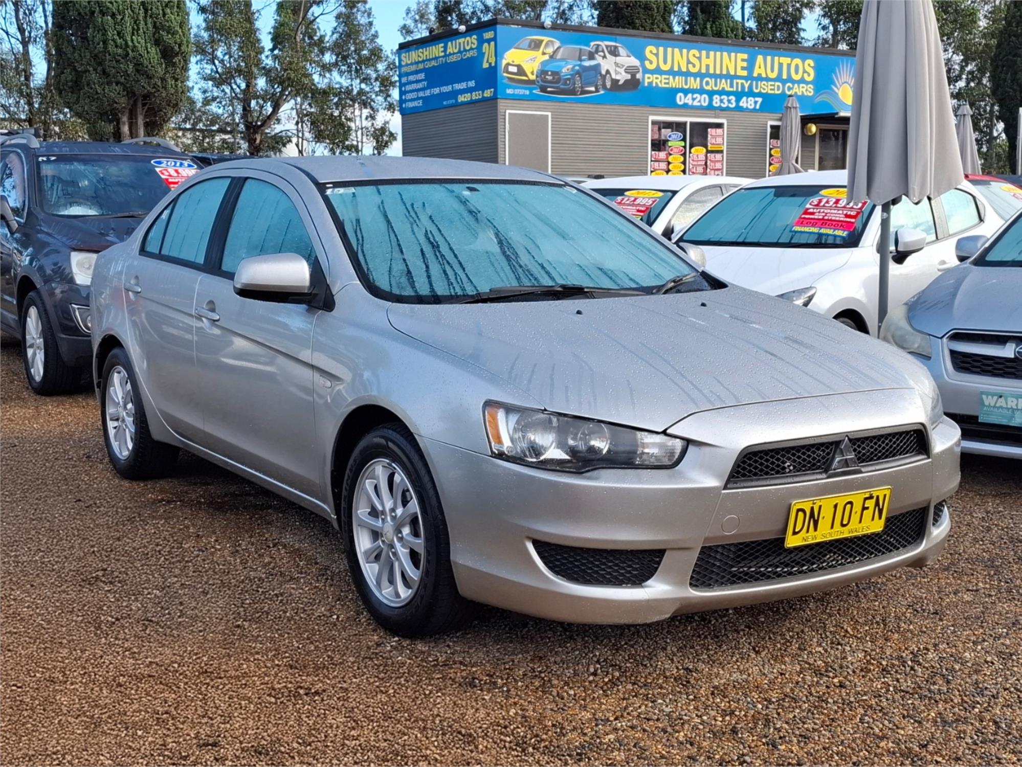 2013 MITSUBISHI LANCER CJ MY13 ES CVT AUTO 6 SP SEQUENTIAL 4D SEDAN