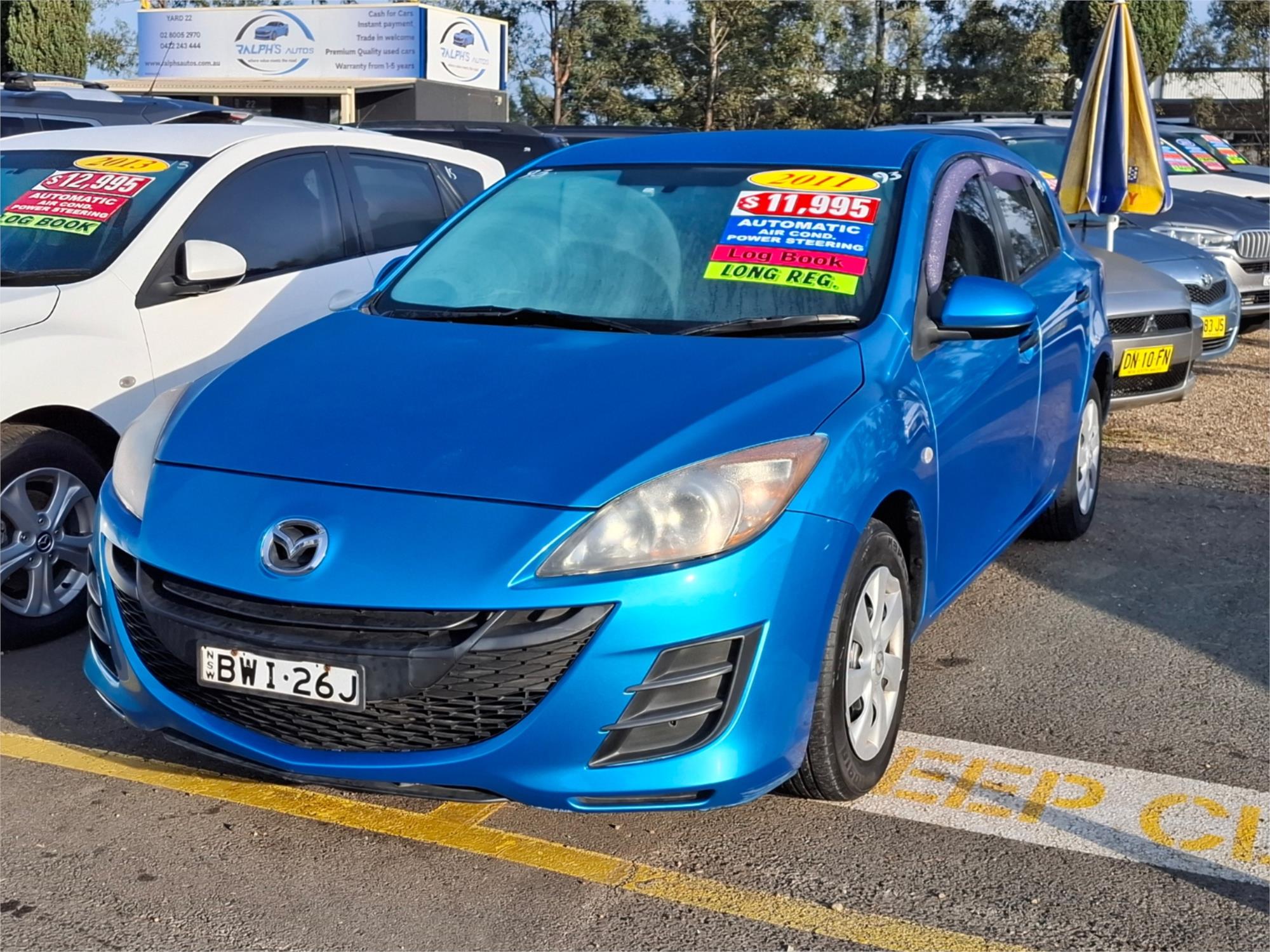 2011 MAZDA MAZDA3 BL 10 UPGRADE NEO 5 SP AUTOMATIC 5D HATCHBACK