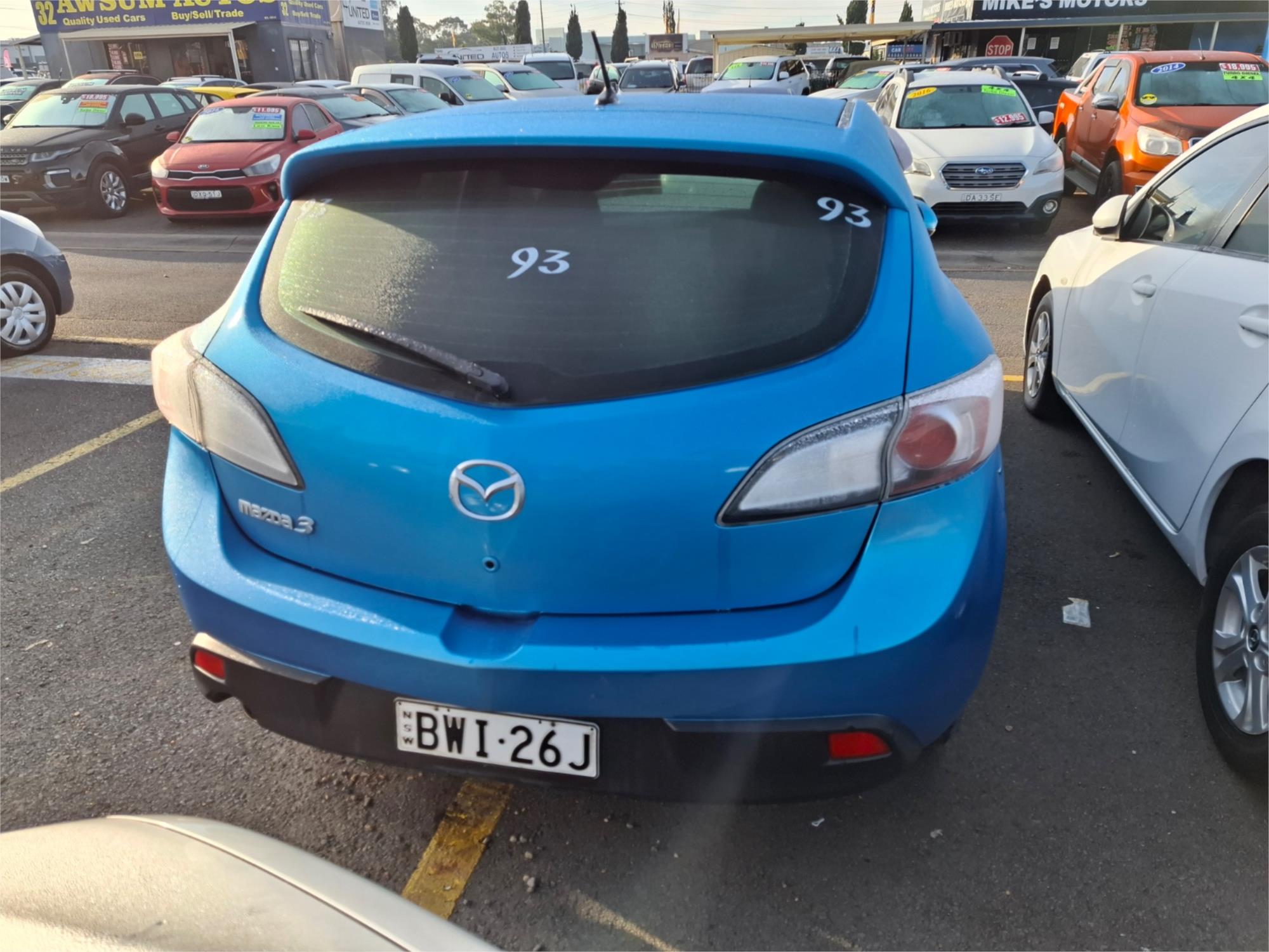 2011 MAZDA MAZDA3 BL 10 UPGRADE NEO 5 SP AUTOMATIC 5D HATCHBACK
