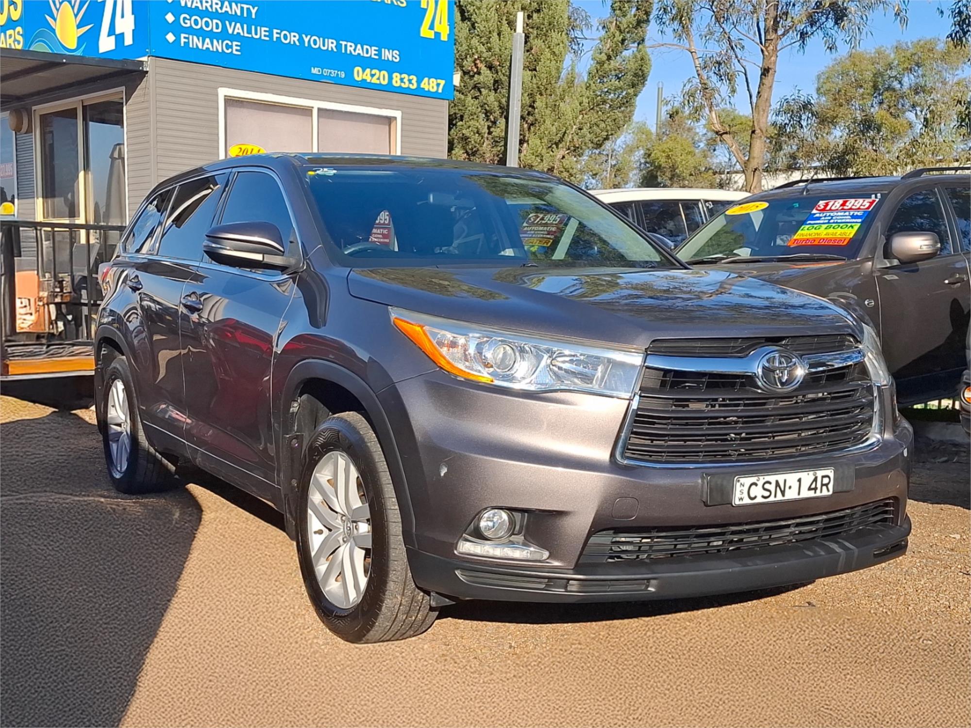 2014 TOYOTA KLUGER GSU50R GX SPORTS AUTOMATIC WAGON