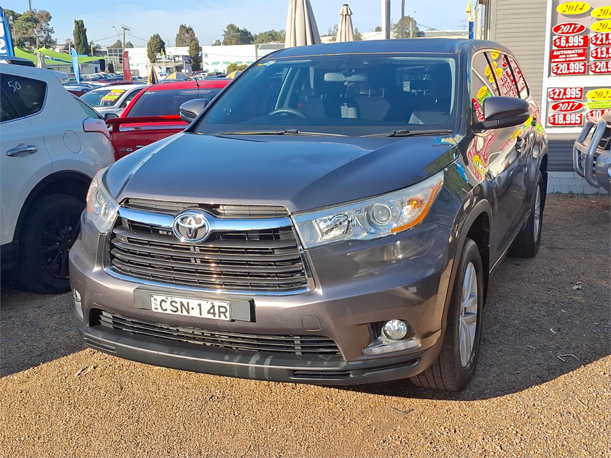 2014 TOYOTA KLUGER GSU50R GX SPORTS AUTOMATIC WAGON