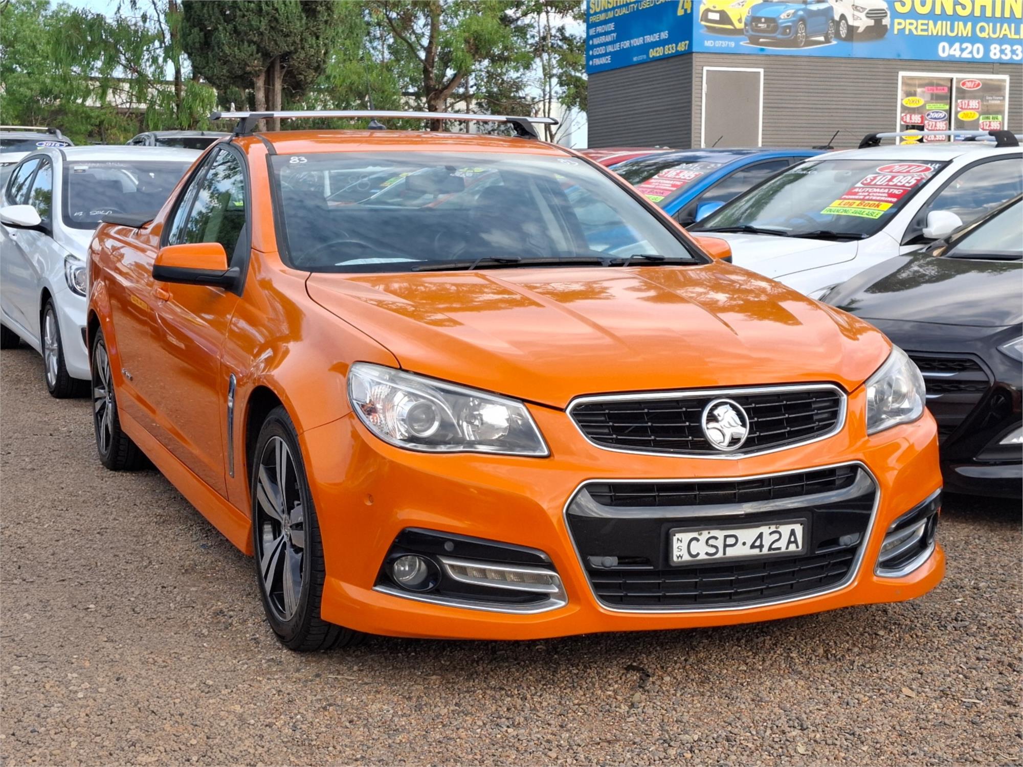 2014 HOLDEN UTE VF MY15 SV6 6 SP AUTOMATIC UTILITY