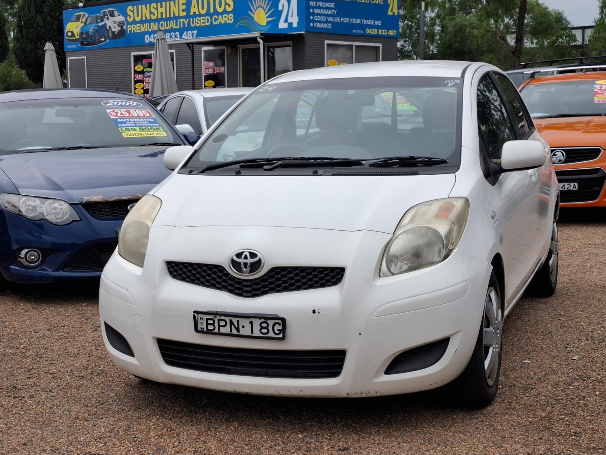 2009 TOYOTA YARIS NCP91R 08 UPGRADE YRS 4 SP AUTOMATIC 3D HATCHBACK