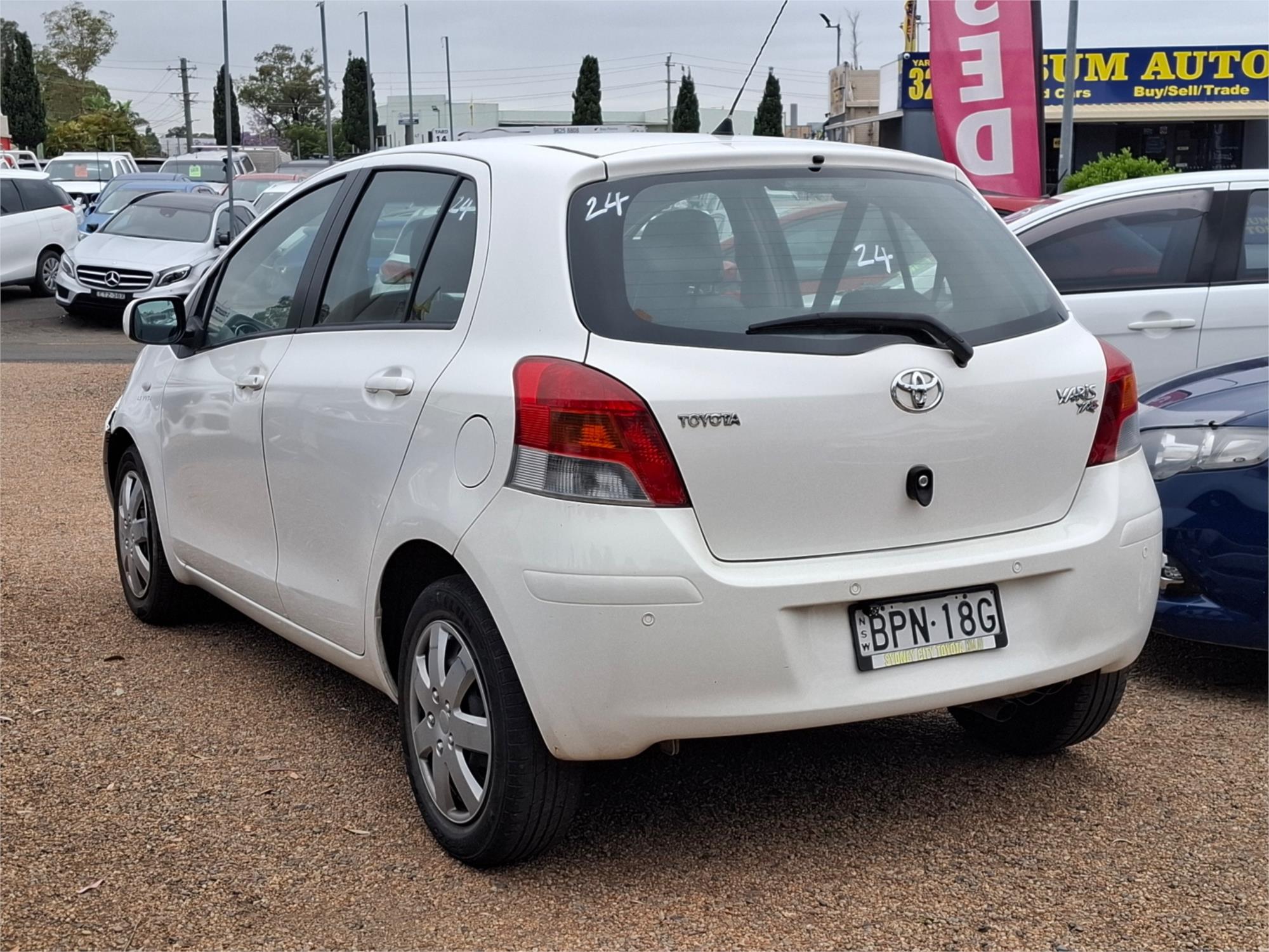 2009 TOYOTA YARIS NCP91R 08 UPGRADE YRS 4 SP AUTOMATIC 3D HATCHBACK