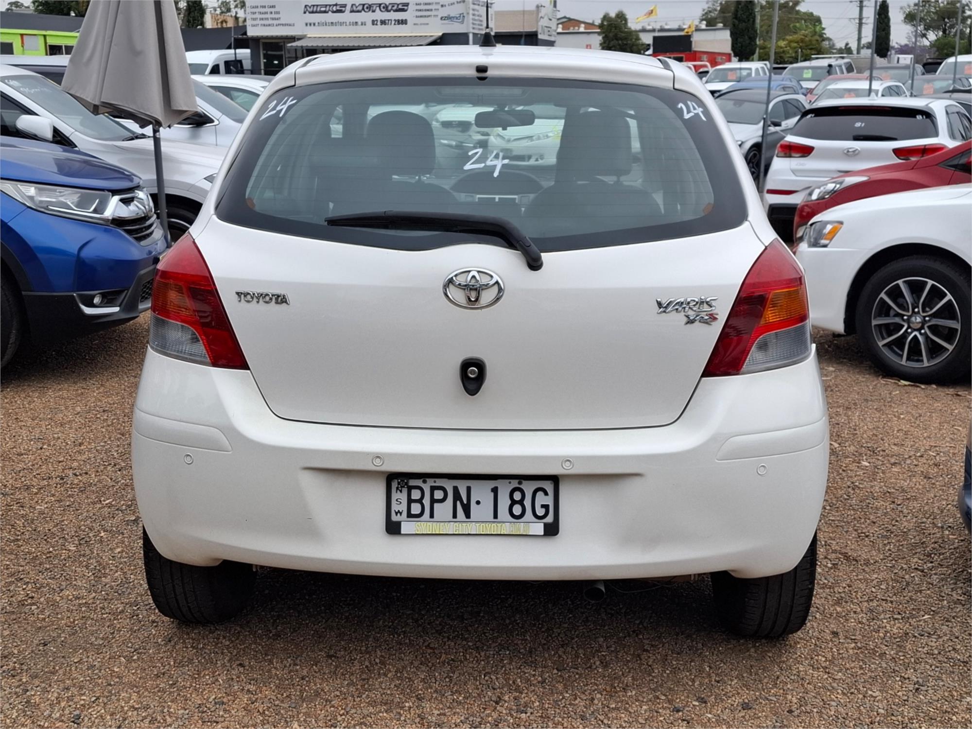 2009 TOYOTA YARIS NCP91R 08 UPGRADE YRS 4 SP AUTOMATIC 3D HATCHBACK