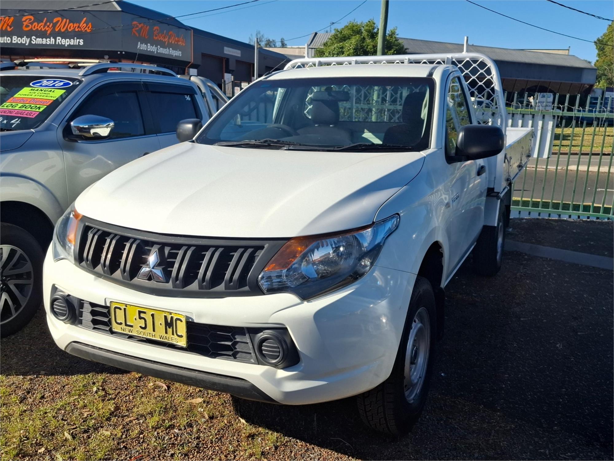 2017 MITSUBISHI TRITON MQ MY17 GLX (4x4) 6 SP MANUAL C/CHAS