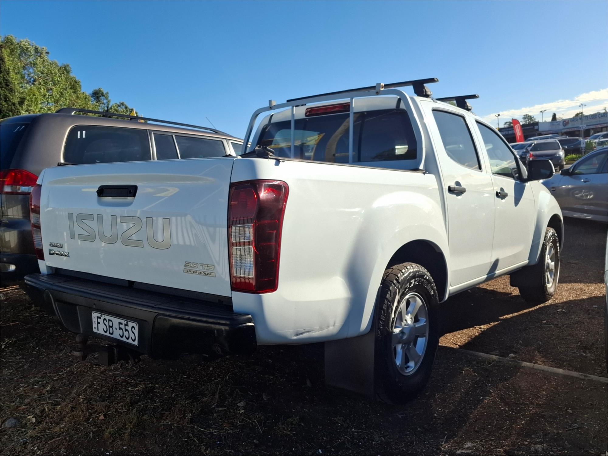 2018 ISUZU D-MAX TF MY17 SX (4x4) 6 SP AUTOMATIC C/CHAS