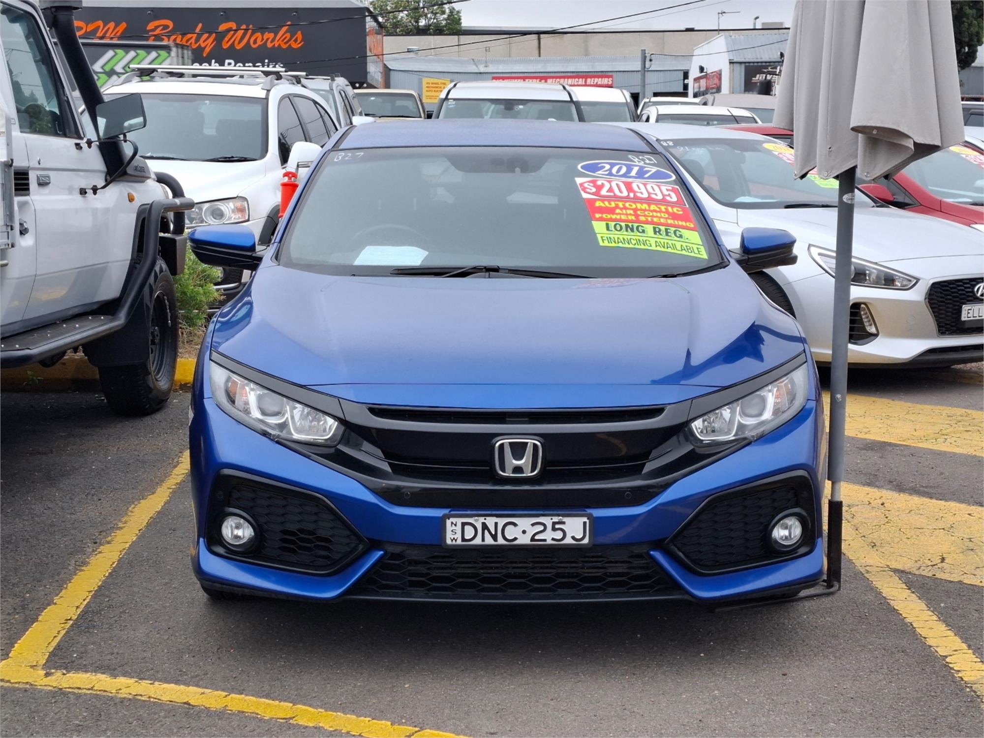 2017 HONDA CIVIC MY17 VTi-L CONTINUOUS VARIABLE 5D HATCHBACK