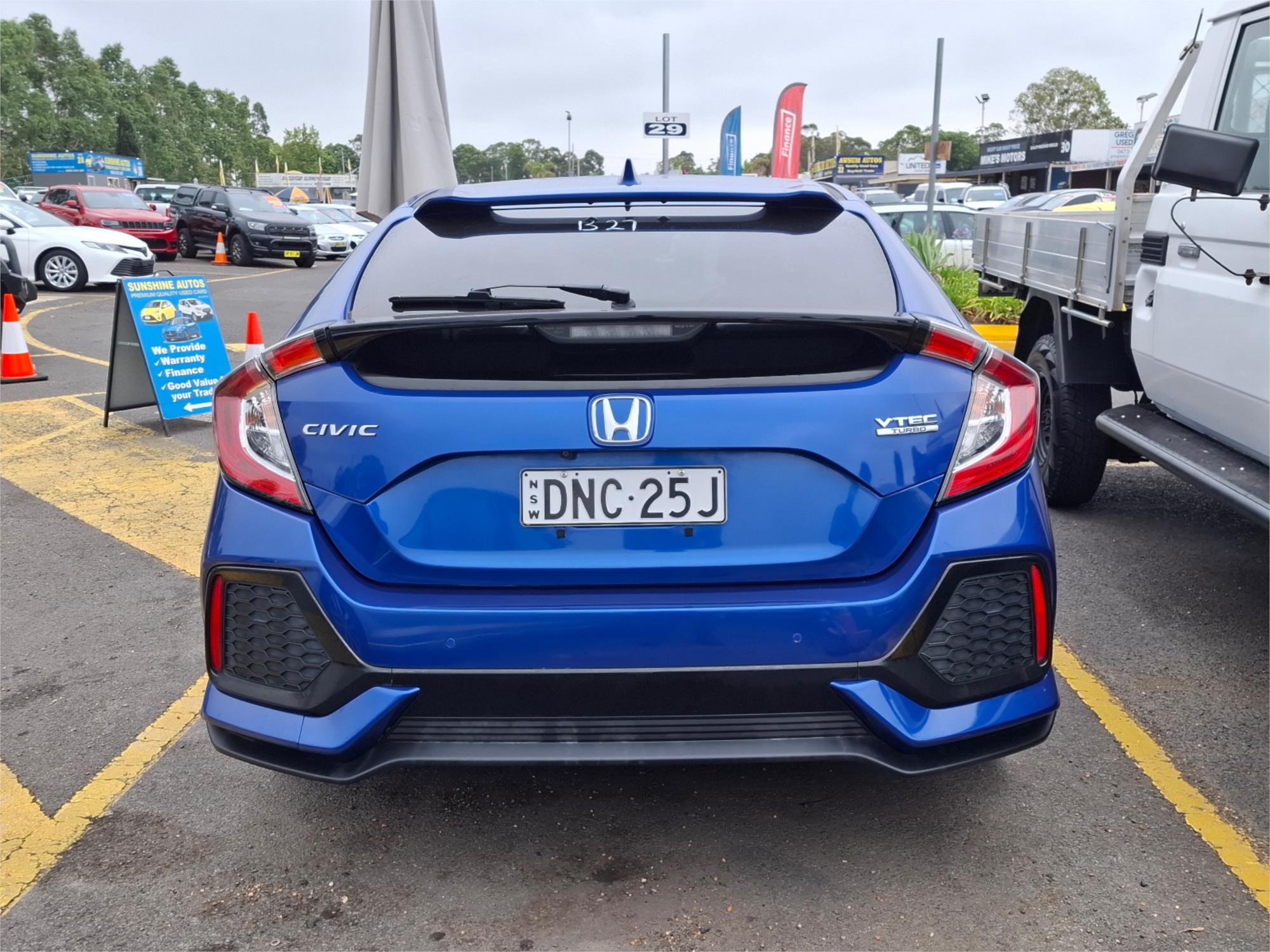 2017 HONDA CIVIC MY17 VTi-L CONTINUOUS VARIABLE 5D HATCHBACK