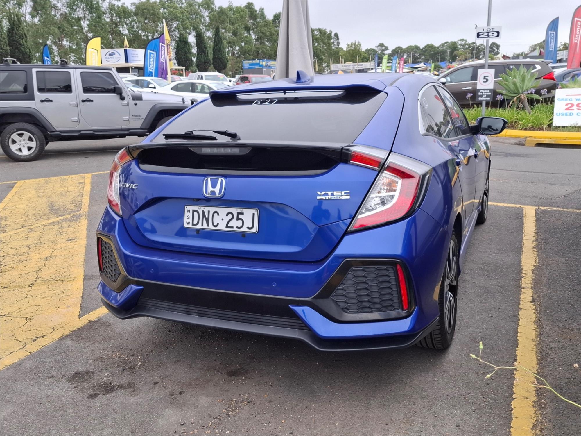 2017 HONDA CIVIC MY17 VTi-L CONTINUOUS VARIABLE 5D HATCHBACK
