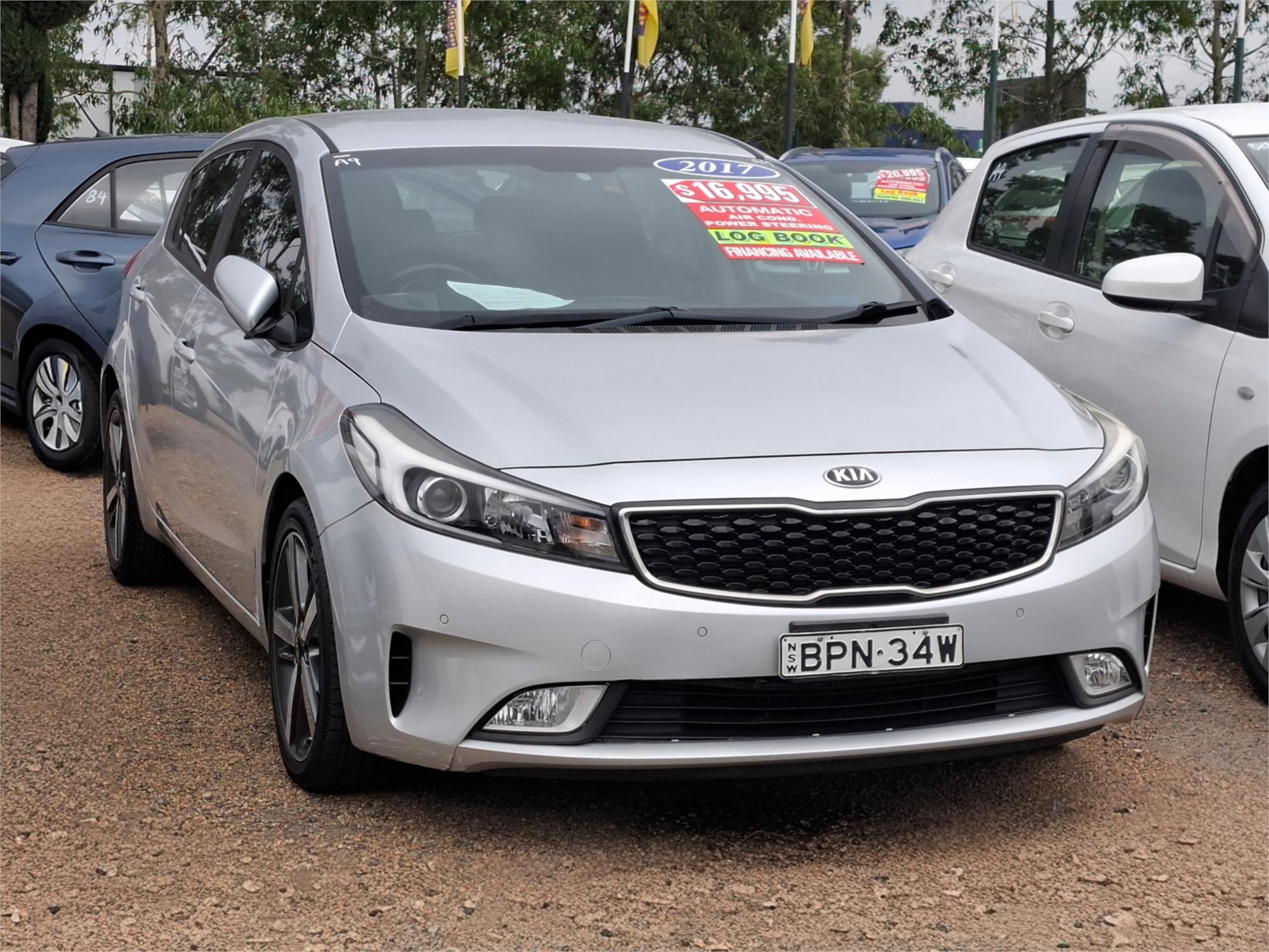 2017 KIA CERATO YD MY17 S 6 SP AUTO SEQ SPORTSHIFT 5D HATCHBACK