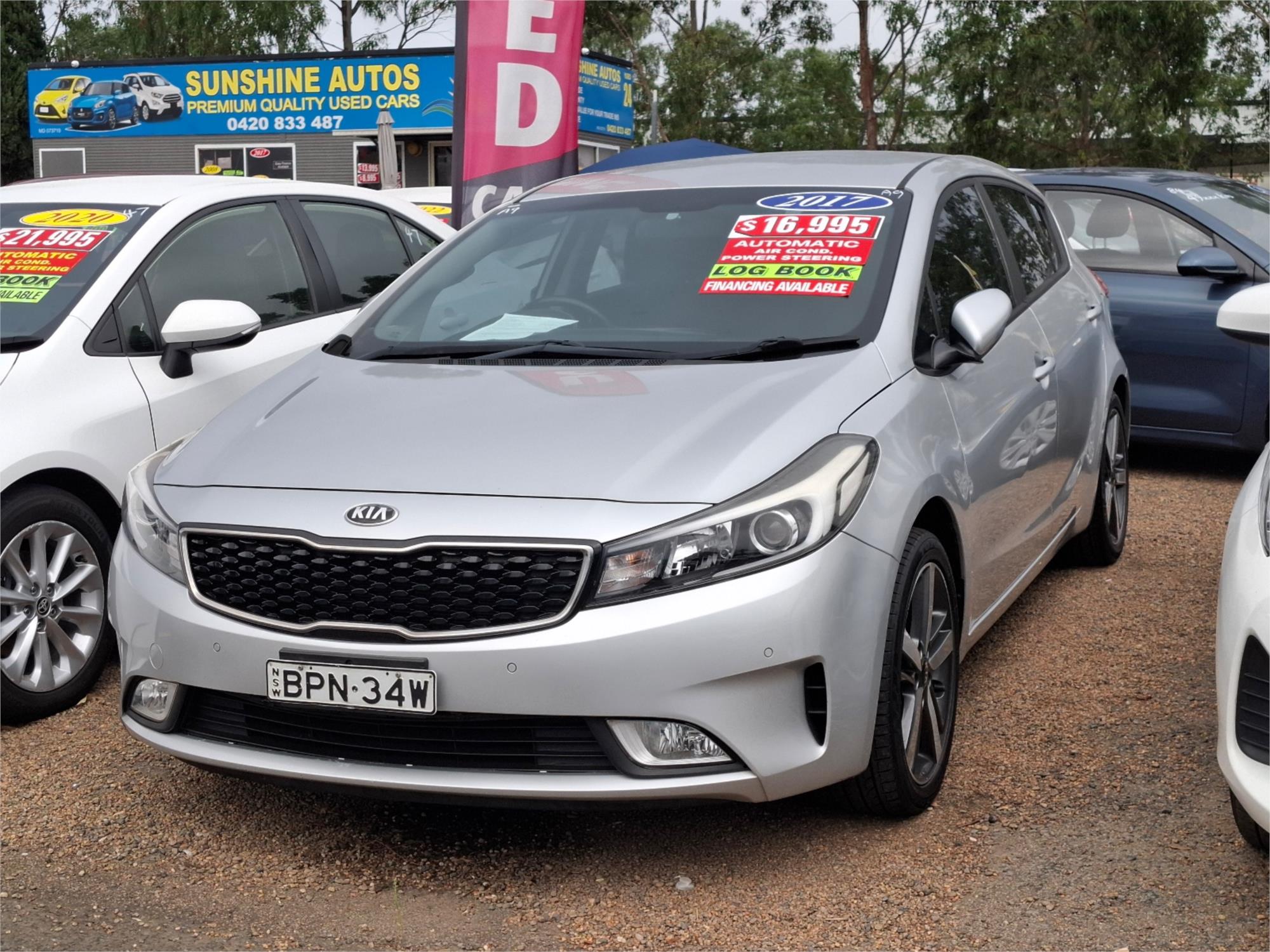 2017 KIA CERATO YD MY17 S 6 SP AUTO SEQ SPORTSHIFT 5D HATCHBACK