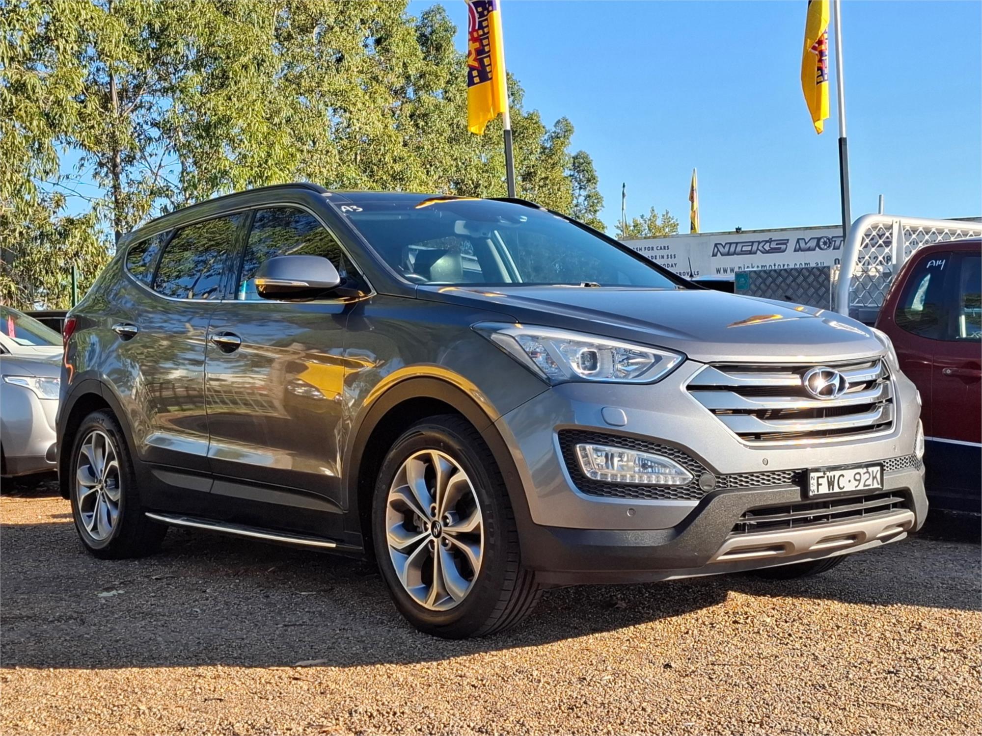 2014 HYUNDAI SANTA FE DM MY15 HIGHLANDER CRDi (4x4) 6 SP AUTOMATIC 4D WAGON