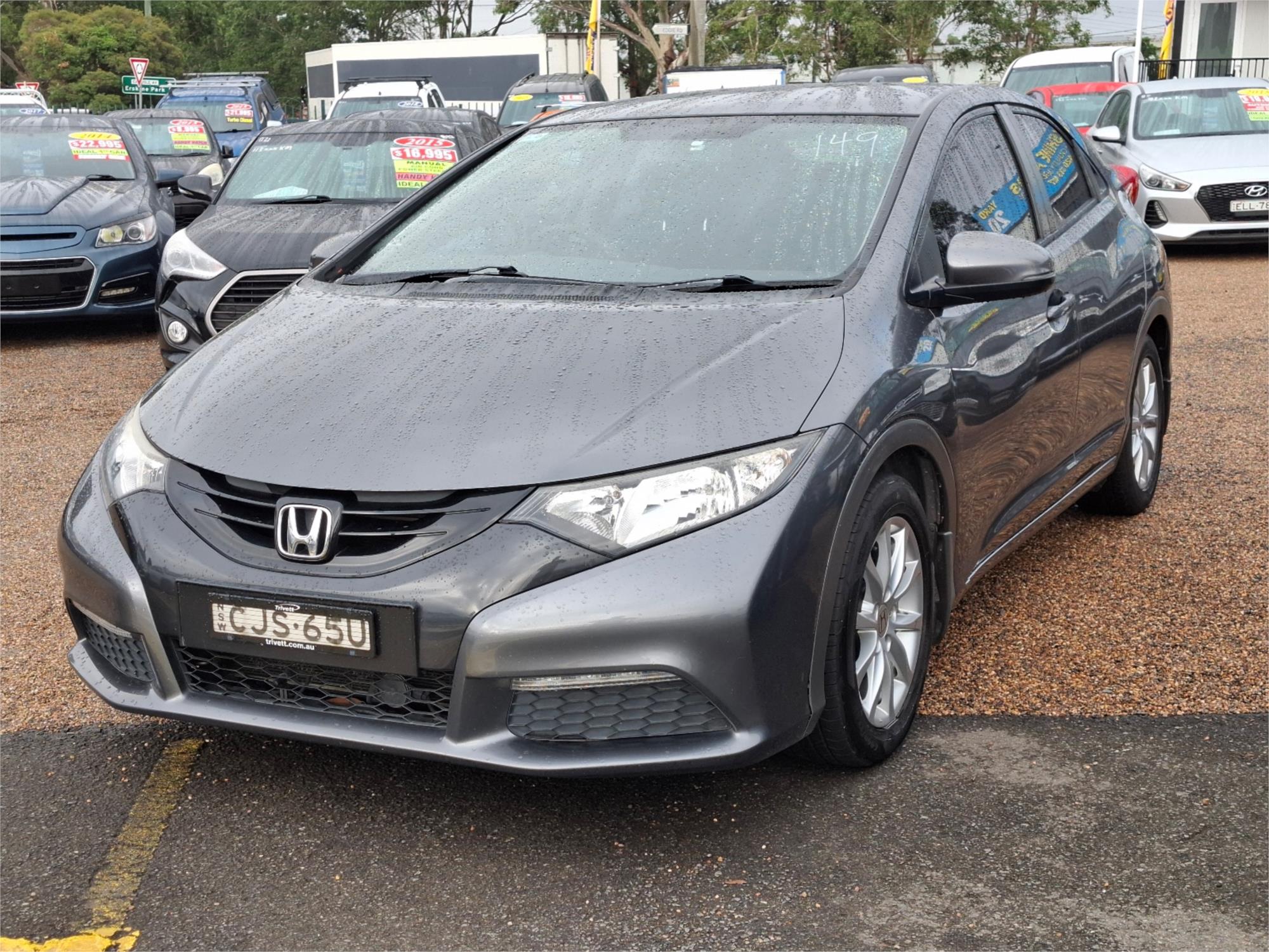 2012 HONDA CIVIC FK VTi-S 5 SP AUTOMATIC 5D HATCHBACK