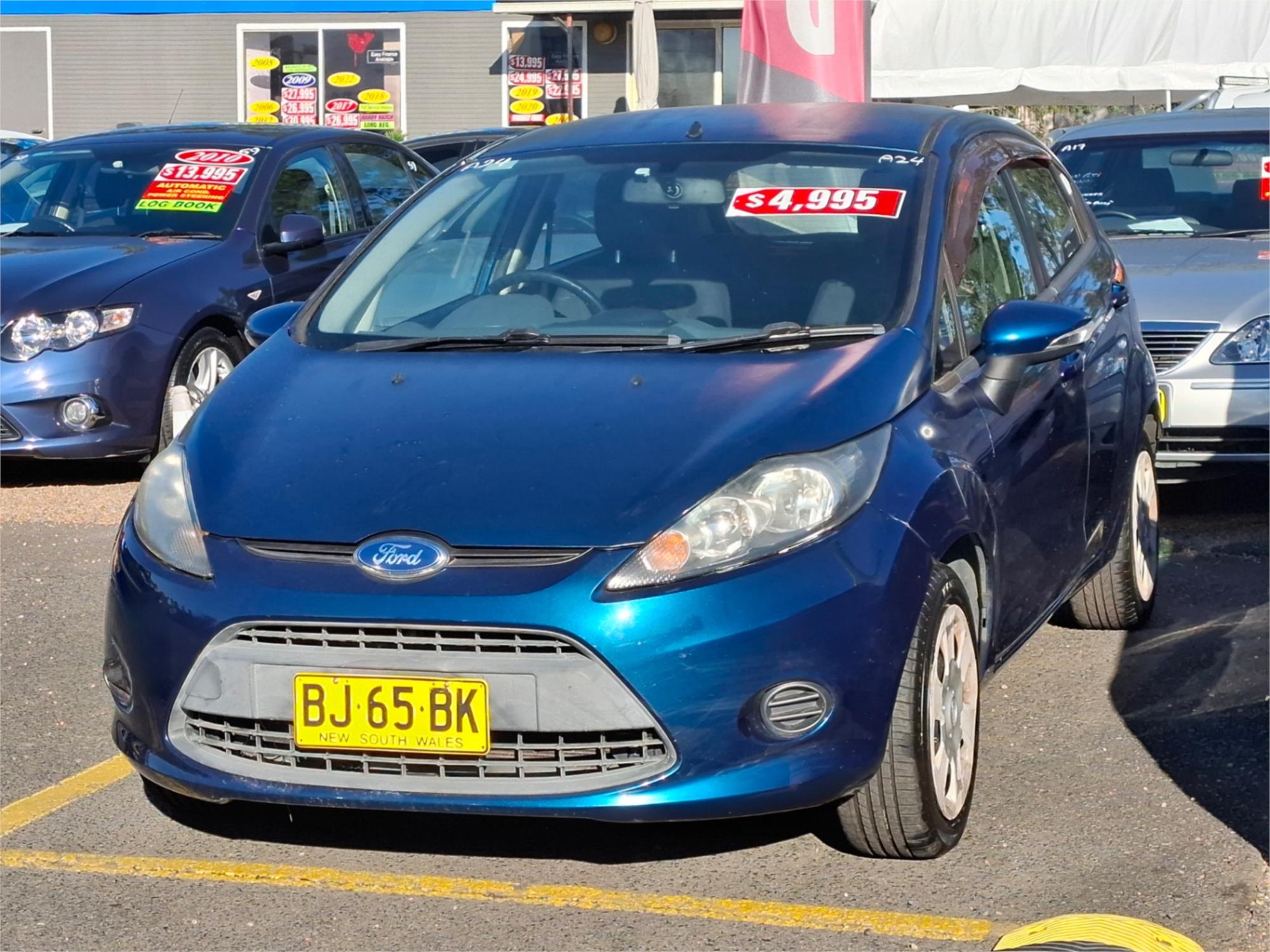 2010 FORD FIESTA WS CL 5 SP MANUAL 3D HATCHBACK
