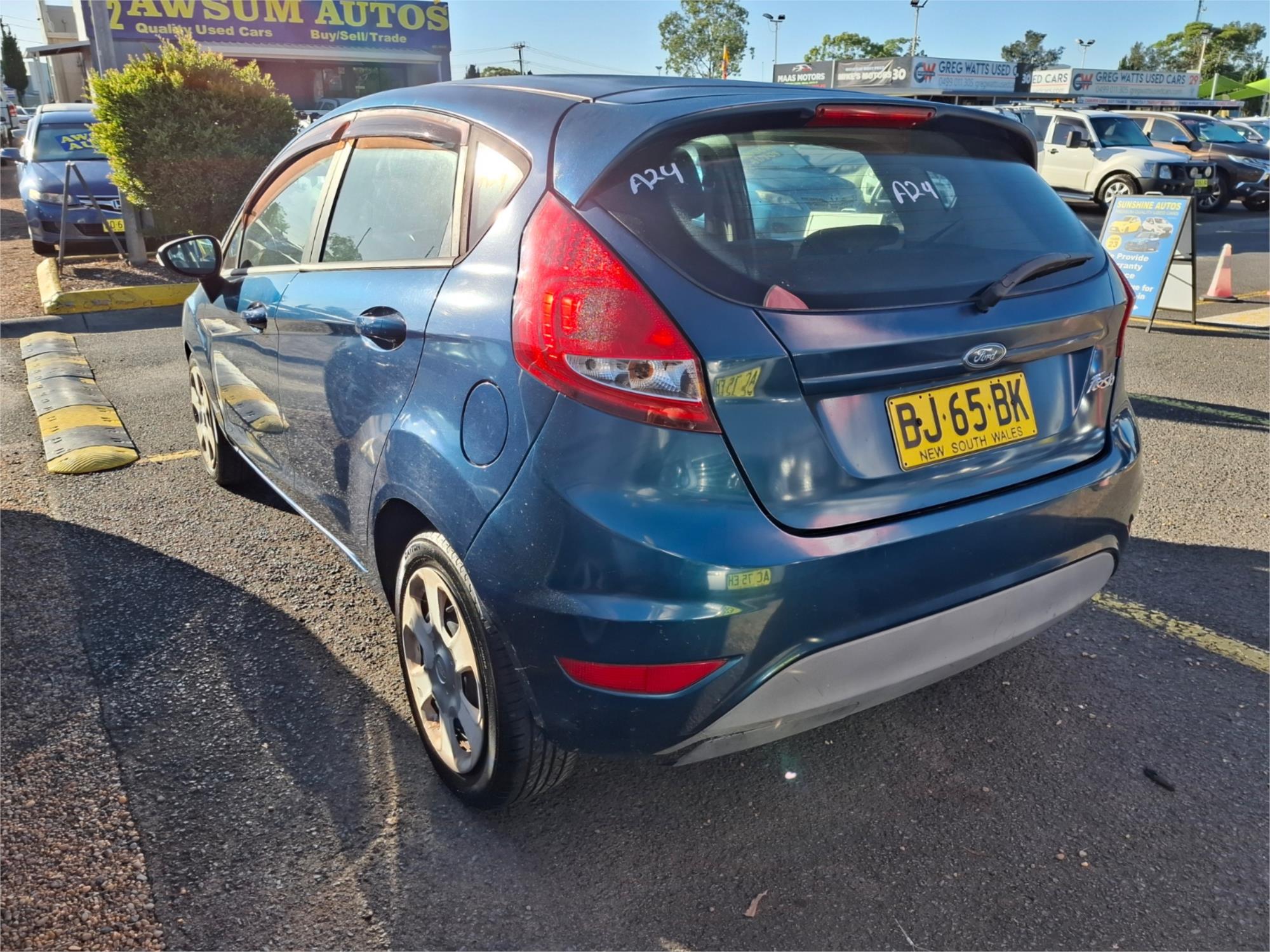 2010 FORD FIESTA WS CL 5 SP MANUAL 3D HATCHBACK