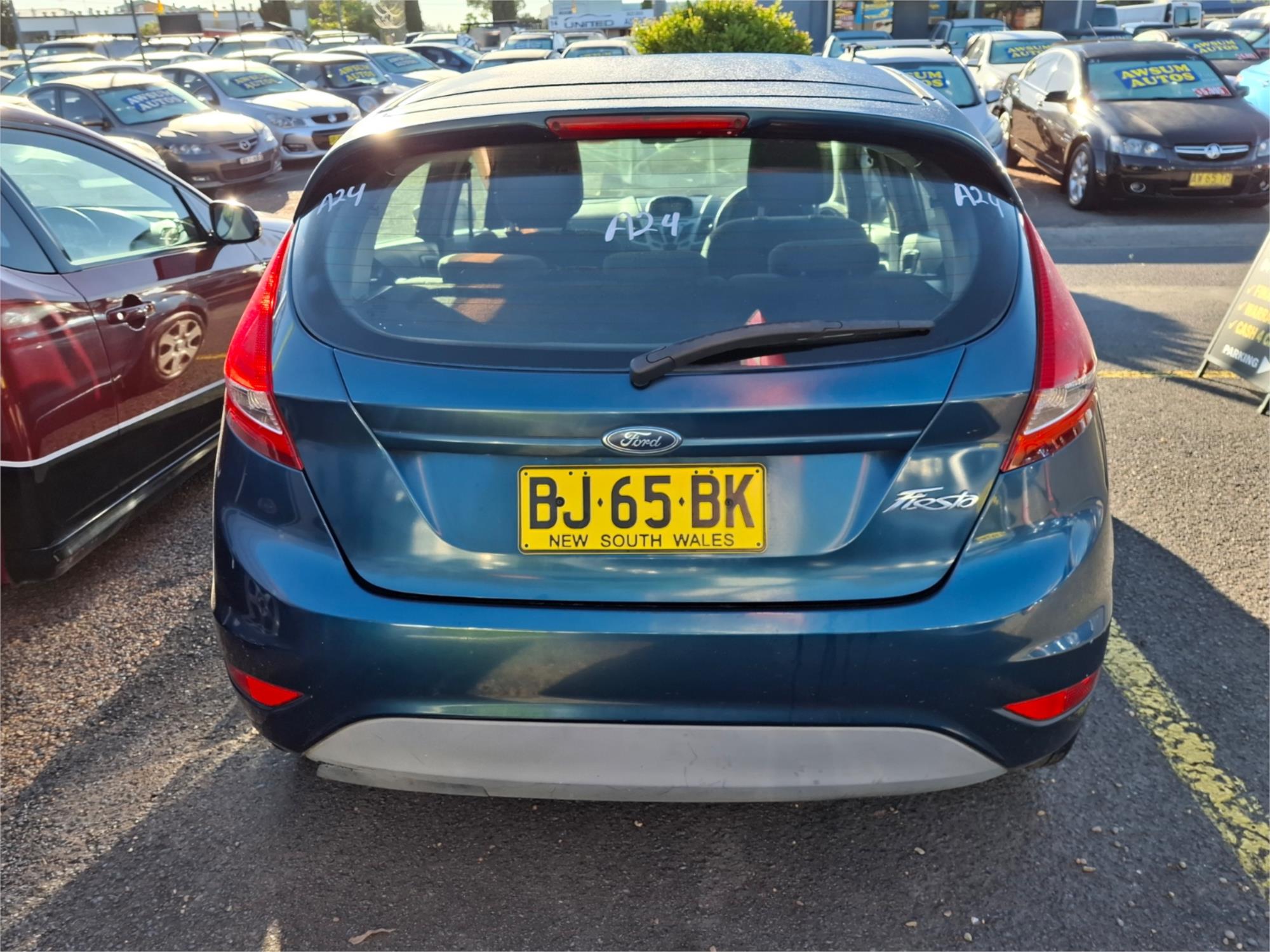 2010 FORD FIESTA WS CL 5 SP MANUAL 3D HATCHBACK