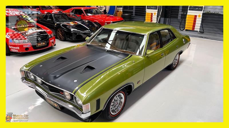 1973 FORD FALCON XA GT 3 SP AUTOMATIC 4D SEDAN