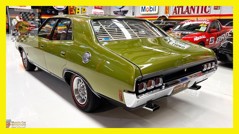 1973 FORD FALCON XA GT 3 SP AUTOMATIC 4D SEDAN