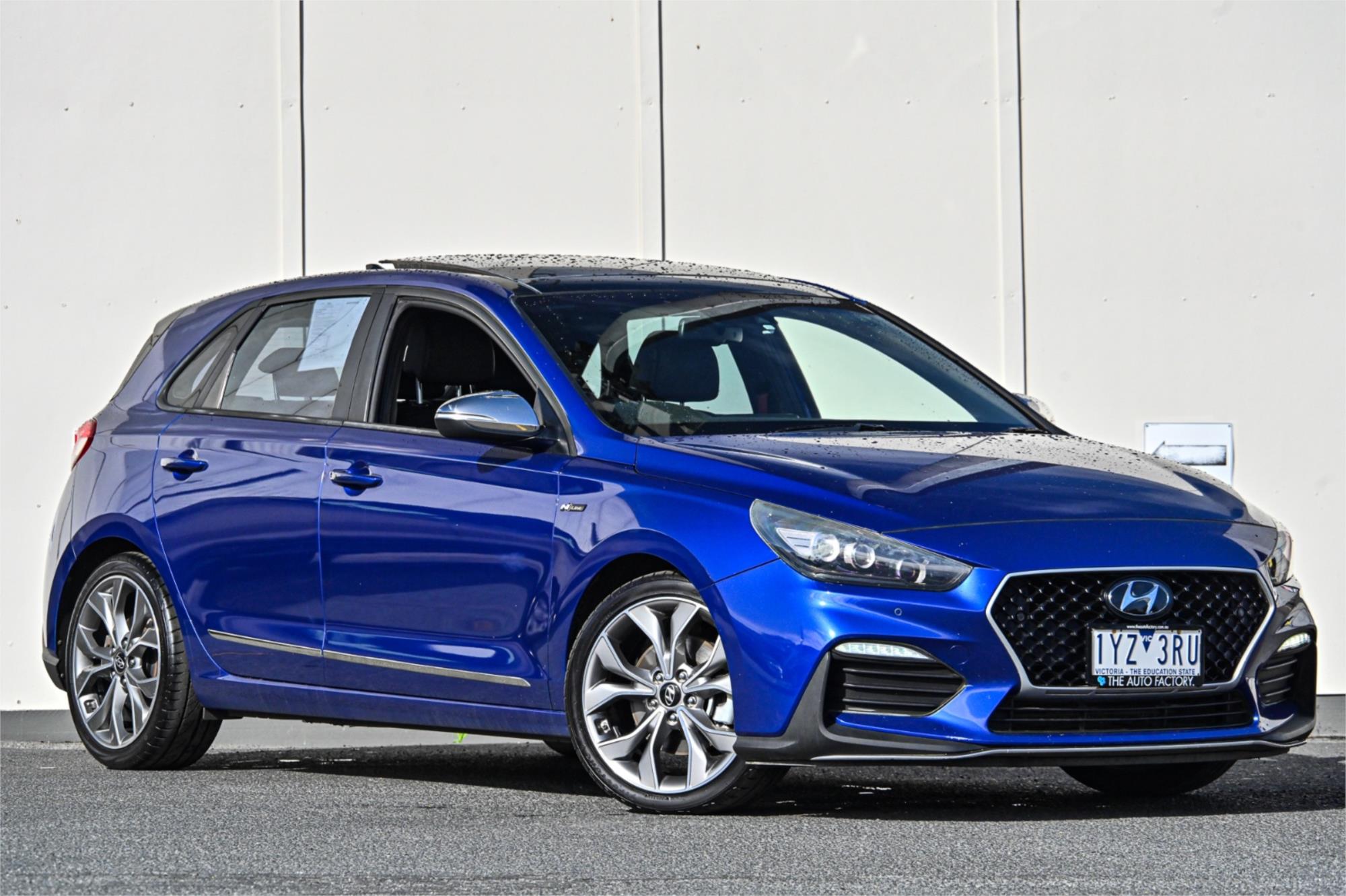 2018 HYUNDAI i30 PD.3 MY19 N LINE 7 SP AUTO DUAL CLUTCH 4D HATCHBACK
