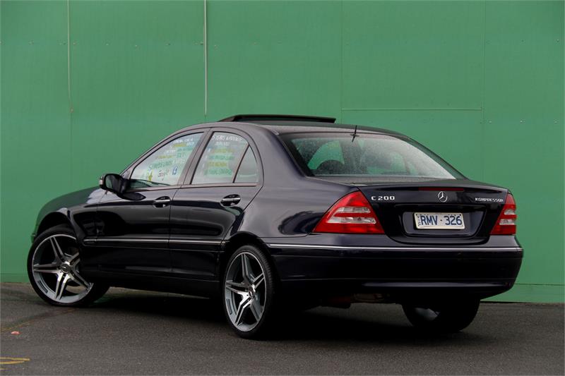 2002 MERCEDES-BENZ C-CLASS W203 C200 KOMPRESSOR SPORTS AUTOMATIC SEDAN