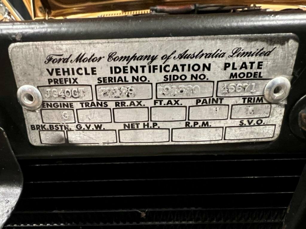1967 FORD FALCON XR 3 SP AUTOMATIC 2D UTILITY
