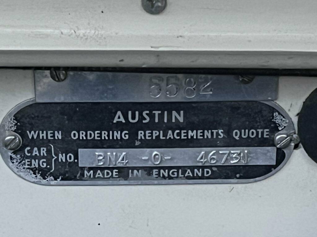 1957 AUSTIN HEALEY 100 SIX BN4 CONVERTIBLE