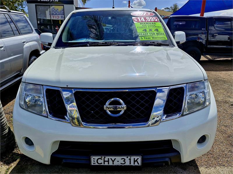 2013 NISSAN NAVARA D40 S6 ST MANUAL UTILITY