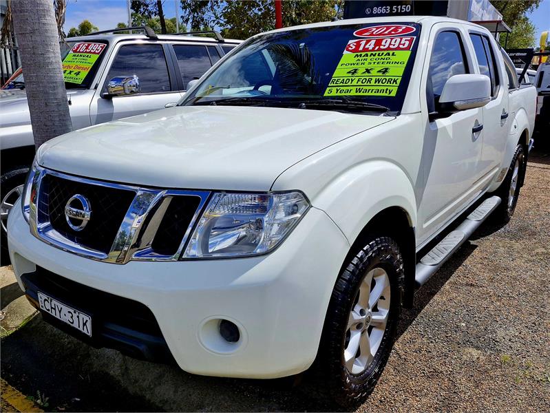 2013 NISSAN NAVARA D40 S6 ST MANUAL UTILITY