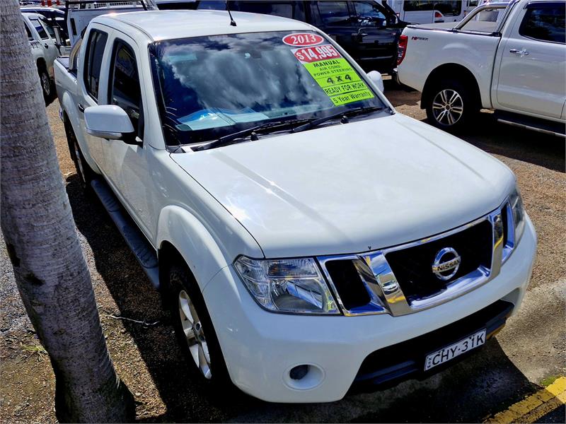 2013 NISSAN NAVARA D40 S6 ST MANUAL UTILITY