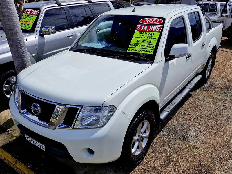 2013 NISSAN NAVARA D40 S6 ST MANUAL UTILITY