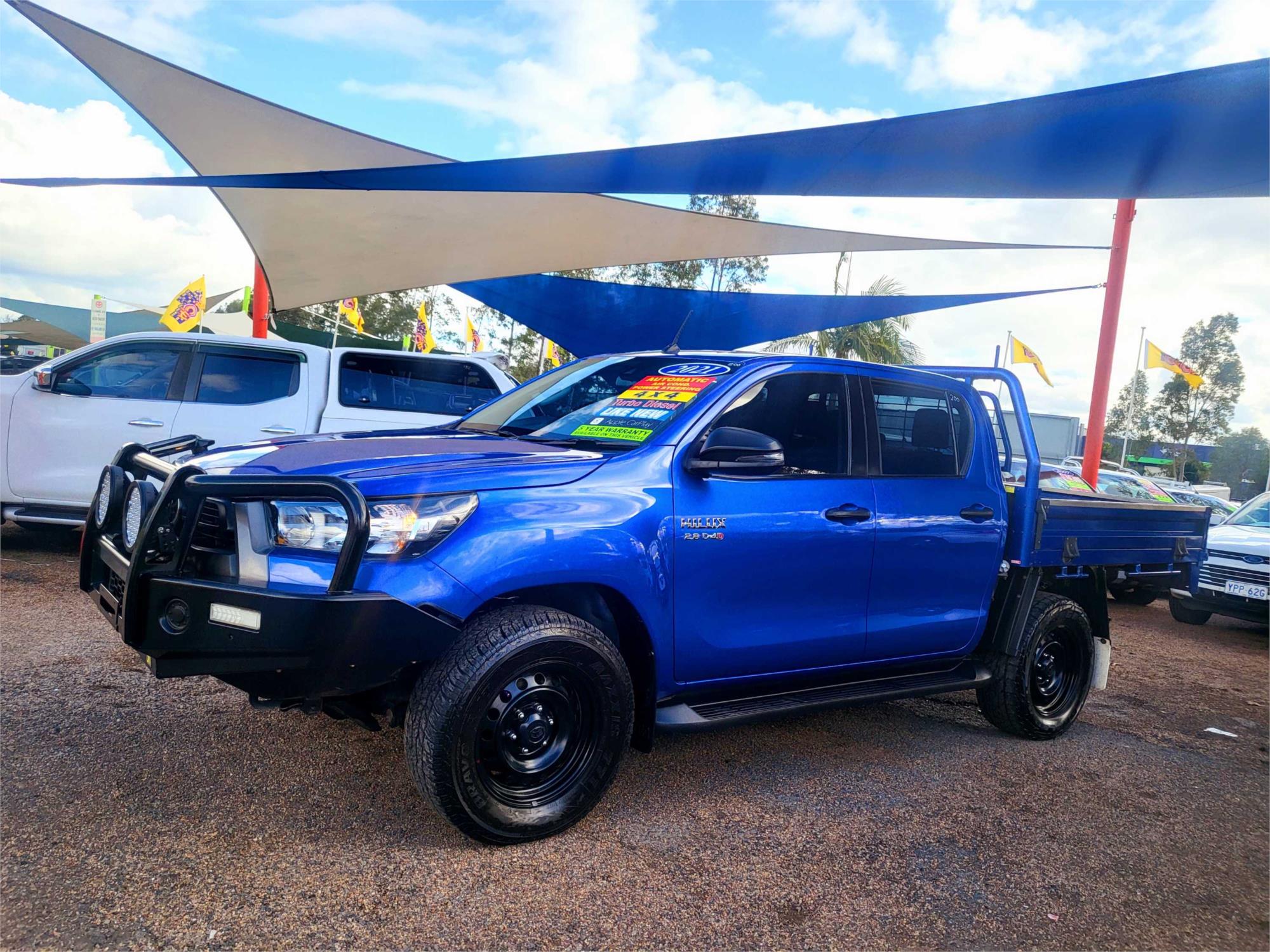2021 TOYOTA HILUX GUN126R SR SPORTS AUTOMATIC CAB CHASSIS