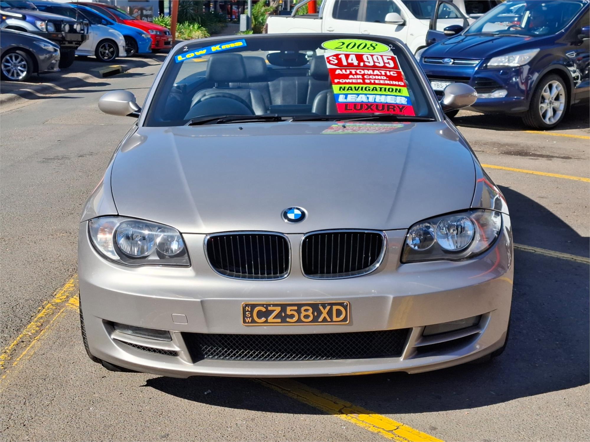 2008 BMW 1 SERIES E88 125I AUTOMATIC CONVERTIBLE