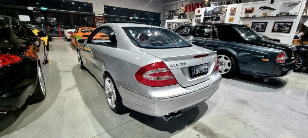 2004 MERCEDES-BENZ CLK-CLASS C209 CLK55 AMG 5 SP AUTOMATIC 2D COUPE