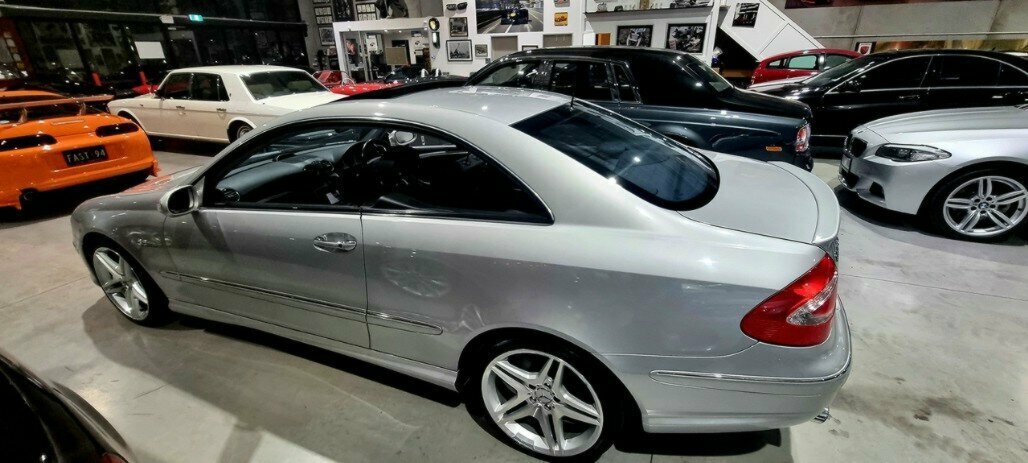 2004 MERCEDES-BENZ CLK-CLASS C209 CLK55 AMG 5 SP AUTOMATIC 2D COUPE