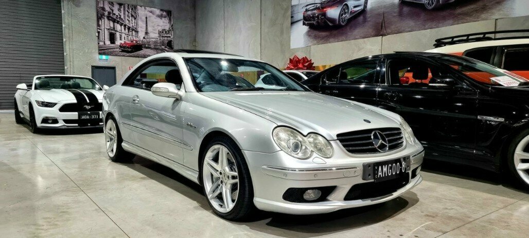 2004 MERCEDES-BENZ CLK-CLASS C209 CLK55 AMG 5 SP AUTOMATIC 2D COUPE