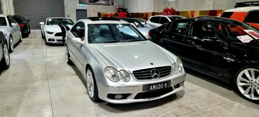 2004 MERCEDES-BENZ CLK-CLASS C209 CLK55 AMG 5 SP AUTOMATIC 2D COUPE