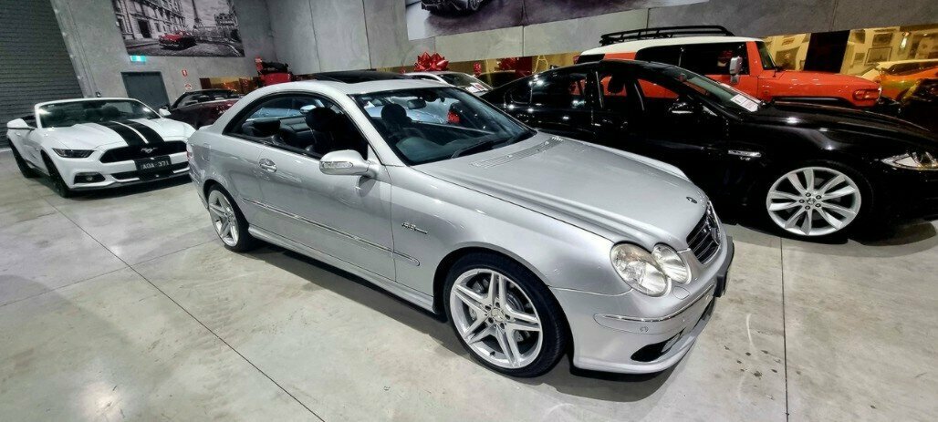 2004 MERCEDES-BENZ CLK-CLASS C209 CLK55 AMG 5 SP AUTOMATIC 2D COUPE