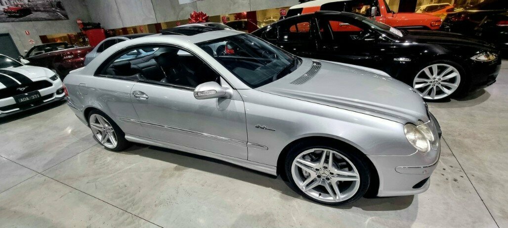 2004 MERCEDES-BENZ CLK-CLASS C209 CLK55 AMG 5 SP AUTOMATIC 2D COUPE