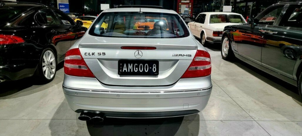 2004 MERCEDES-BENZ CLK-CLASS C209 CLK55 AMG 5 SP AUTOMATIC 2D COUPE