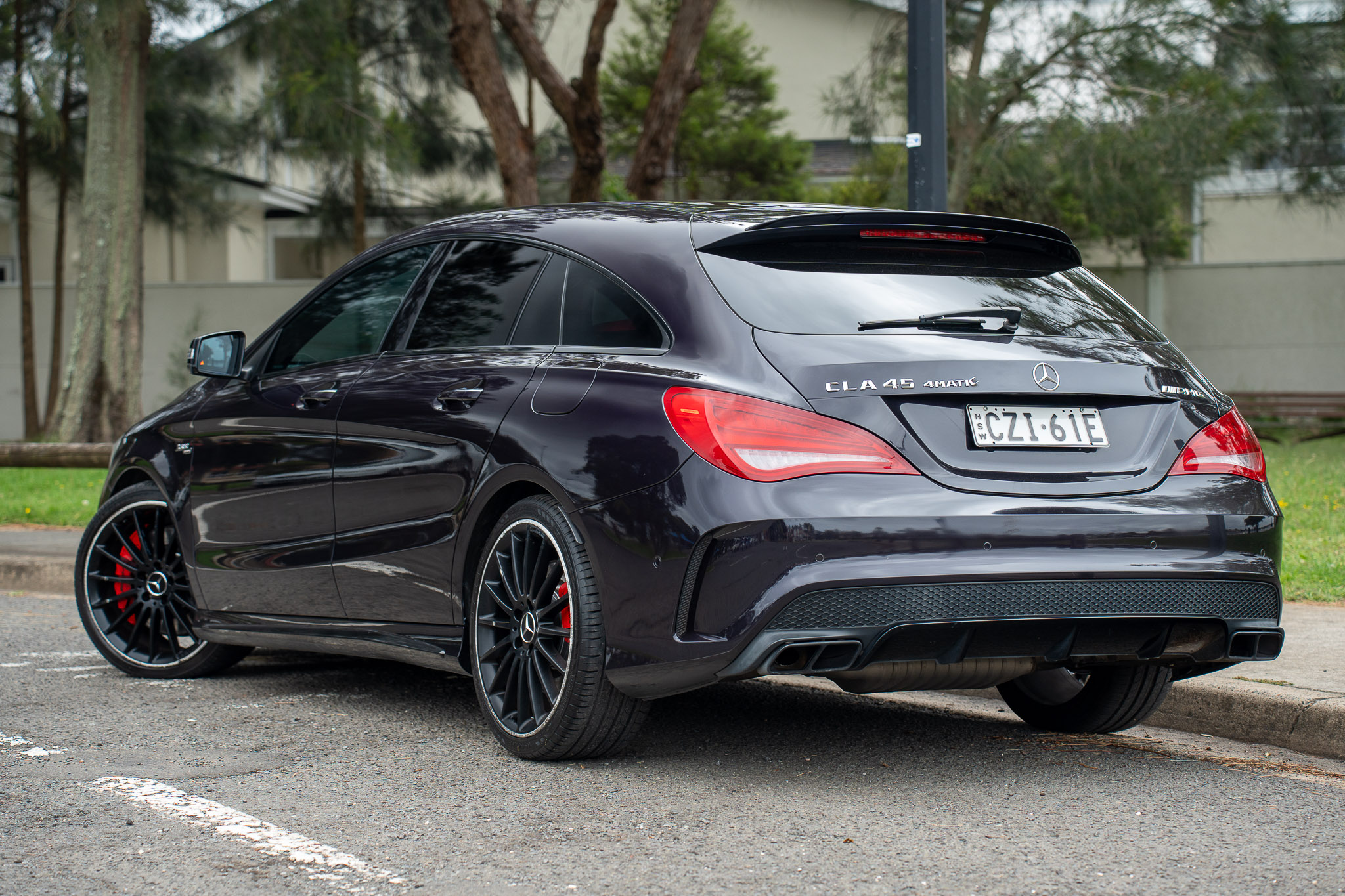05/2015 MERCEDES BENZ CLA 45 AMG 4MATIC (AWD) SHOOTING BRAKE 117 MY15 NORTHERN LIGHTS VIOLET METALLIC TURBO 2.0L