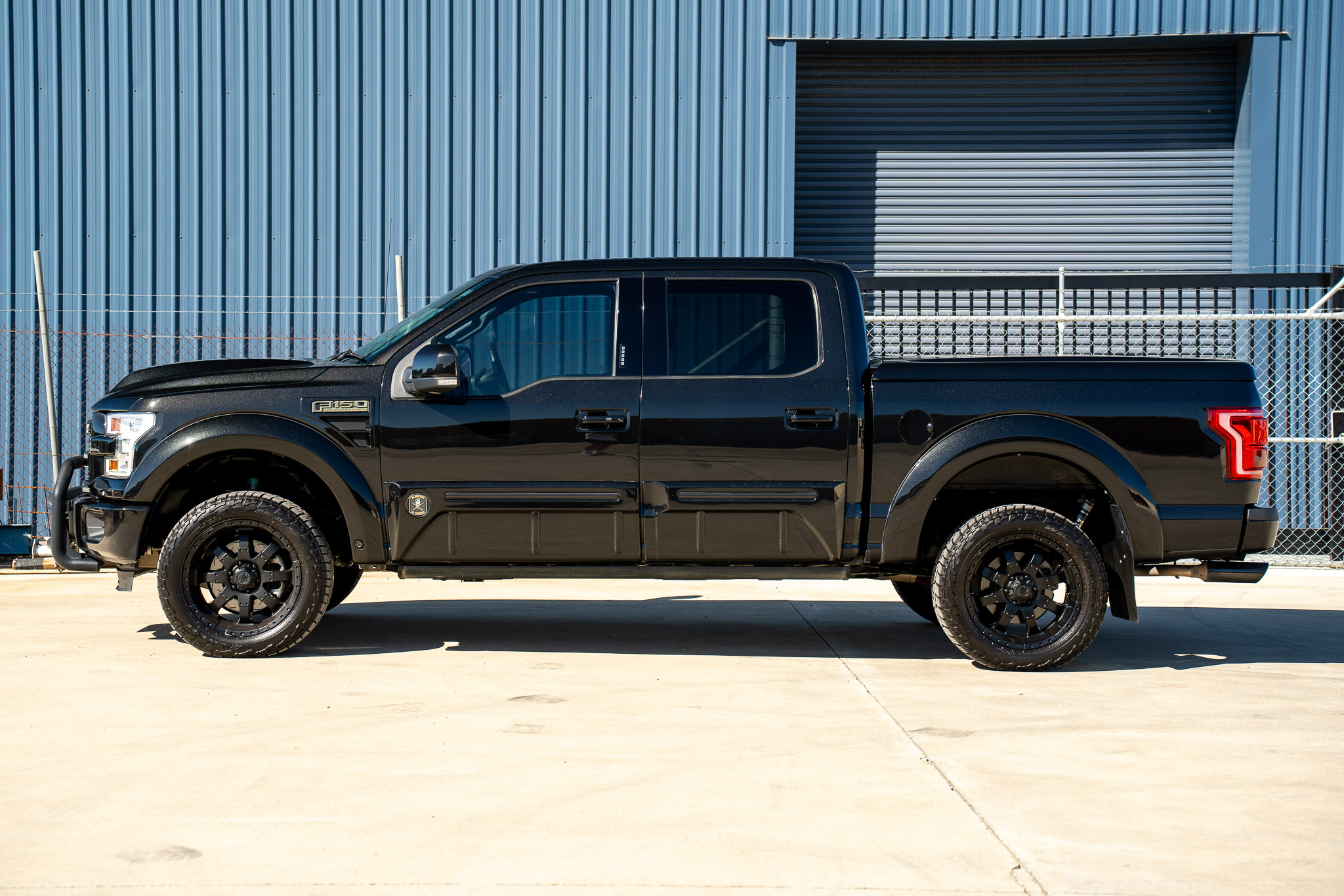 01/2015 FORD F-150 LARIAT BLACK OPS BY TUSCANY (4X4) 4D SUPERCREW UTILTIY TUXEDO BLACK METALLIC WHIPPLE SUPERCHARGED V8 5.0L