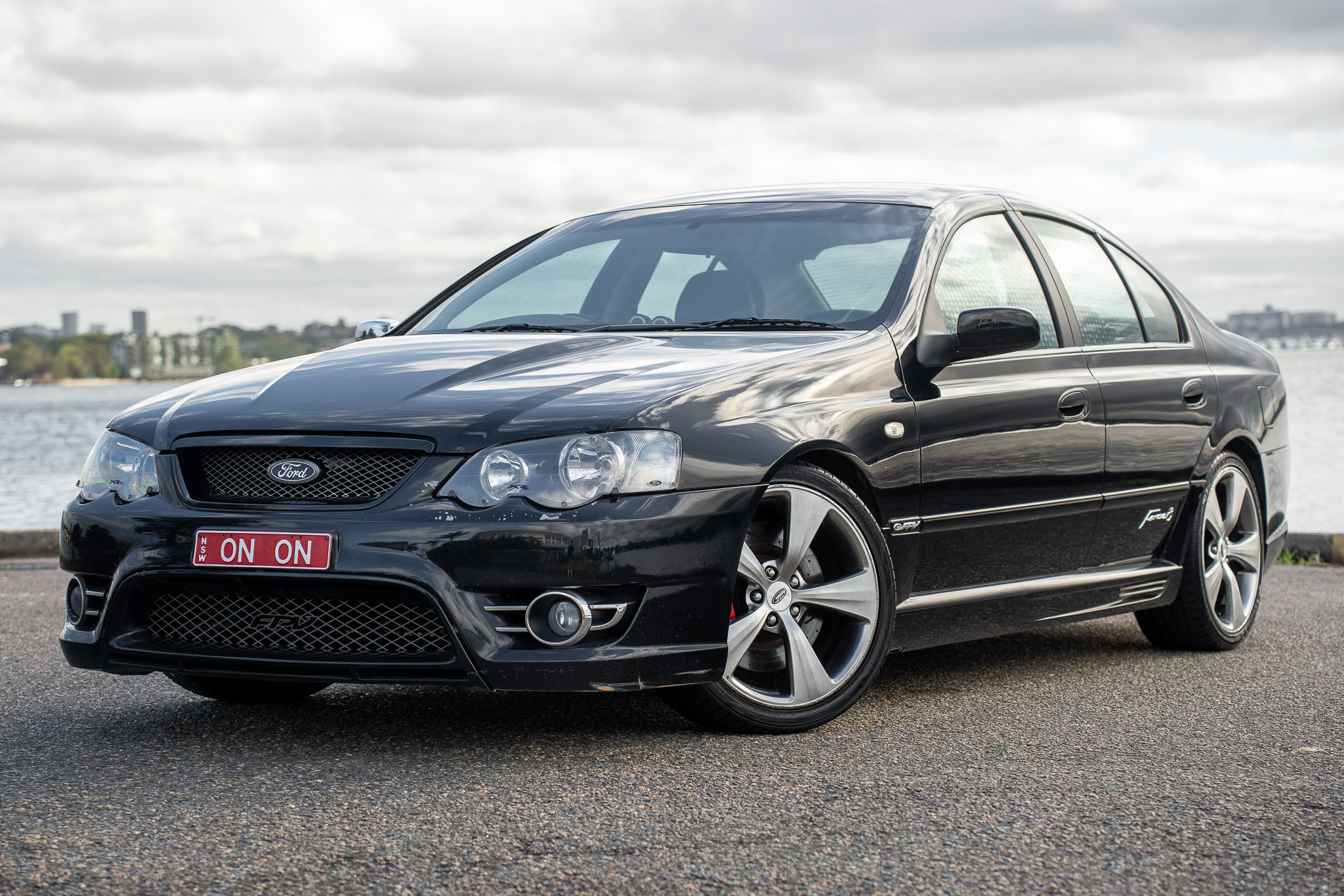 10/2006 FORD FPV FORCE 8 BF MKII BUILD NO.28 4D SEDAN SILHOUETTE BLACK METALLIC BOSS 290 V8 5.4L