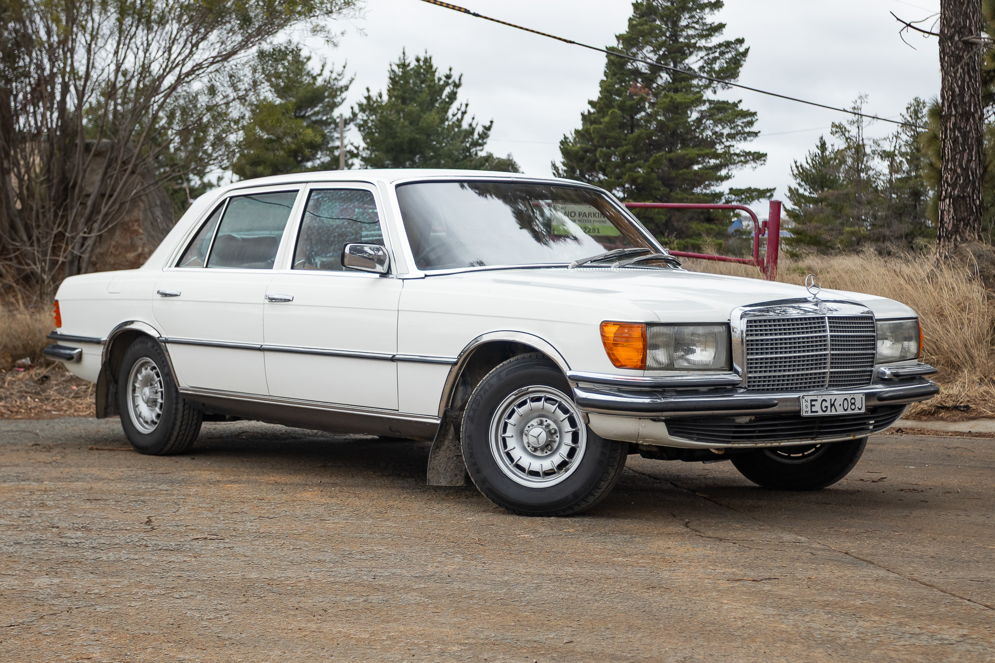 6/1980 MERCEDES BENZ 280 SEL W116 4D SEDAN WHITE 2.8L