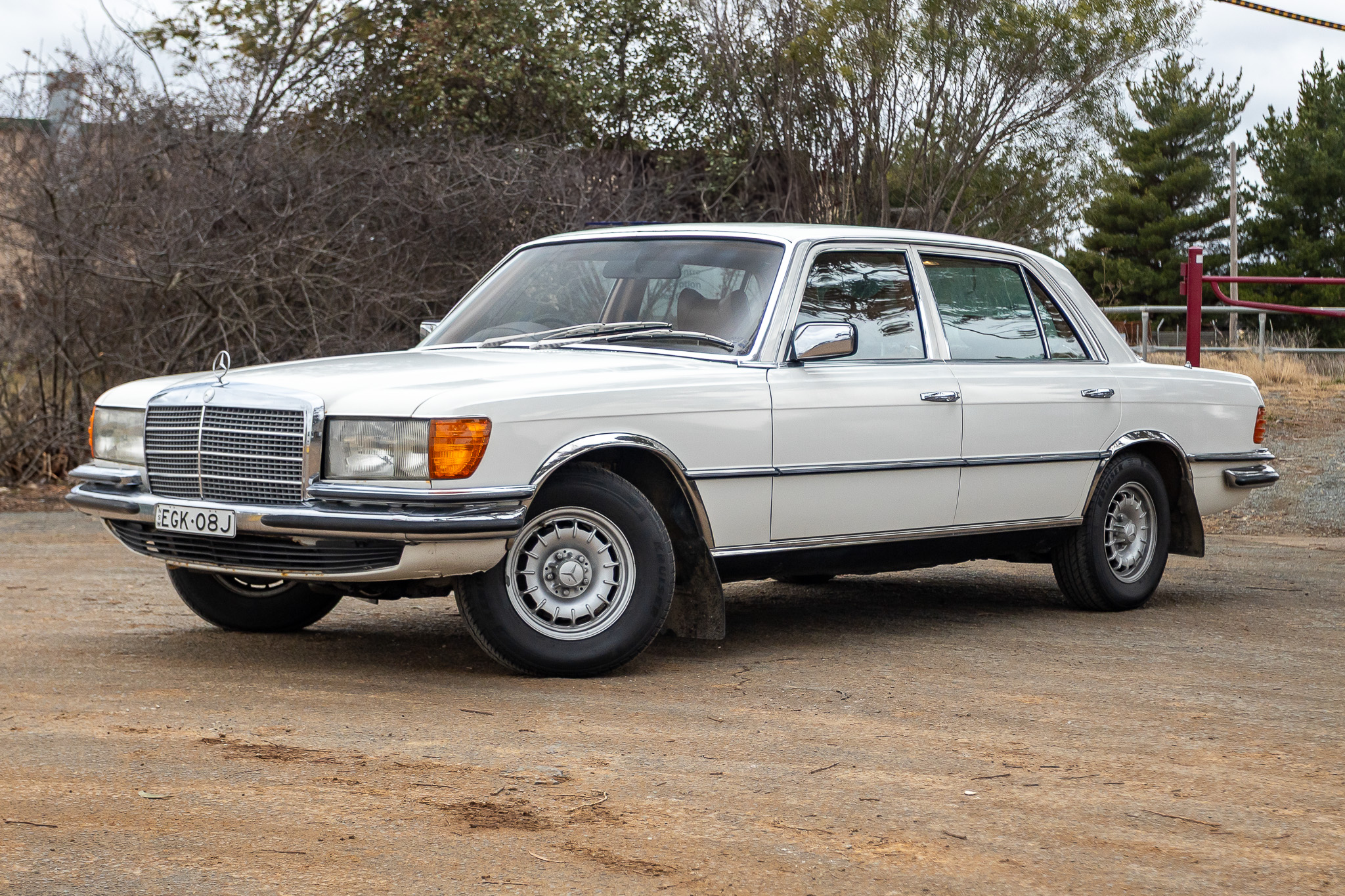 6/1980 MERCEDES BENZ 280 SEL W116 4D SEDAN WHITE 2.8L