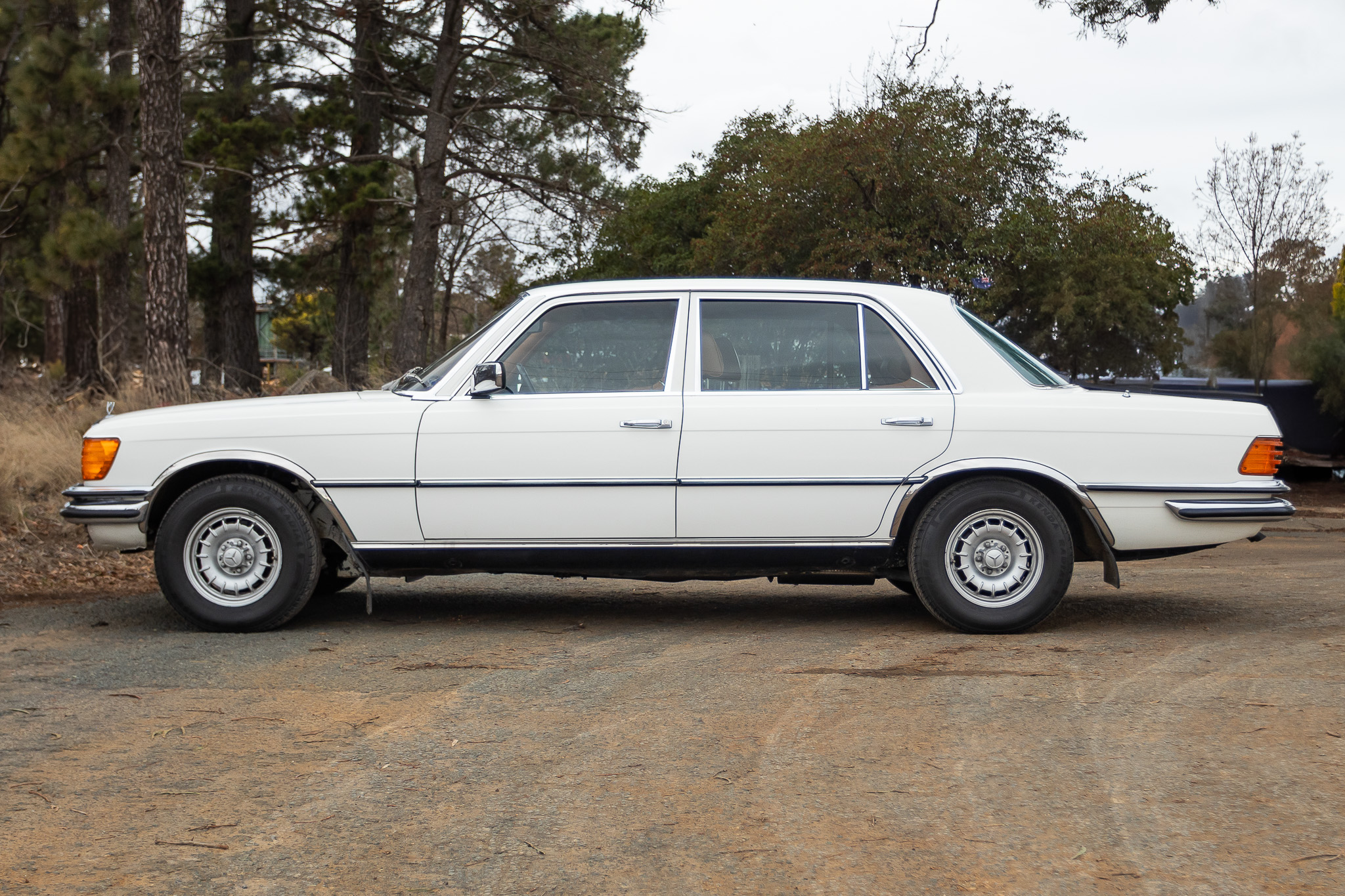 6/1980 MERCEDES BENZ 280 SEL W116 4D SEDAN WHITE 2.8L