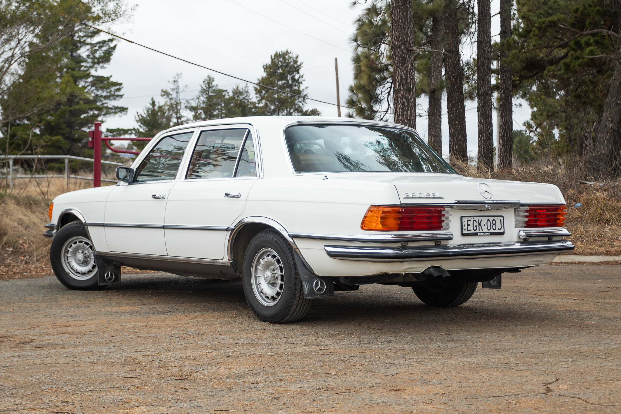 6/1980 MERCEDES BENZ 280 SEL W116 4D SEDAN WHITE 2.8L