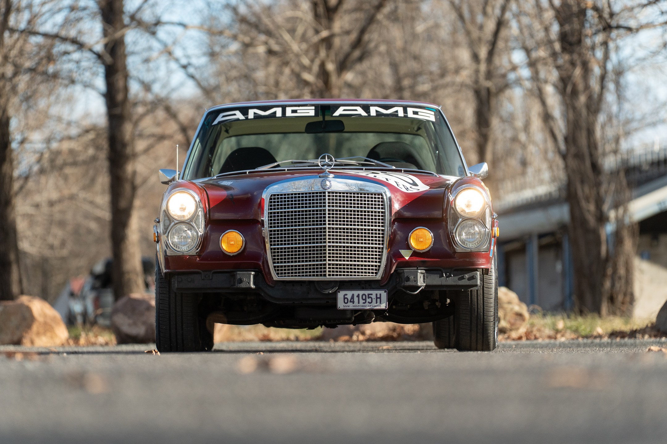 8/1970 MERCEDES BENZ 300 SEL 6.3 "RED PIG TRIBUTE" W109 4D SEDAN CRANBERRY V8 6.3L - IMPORT