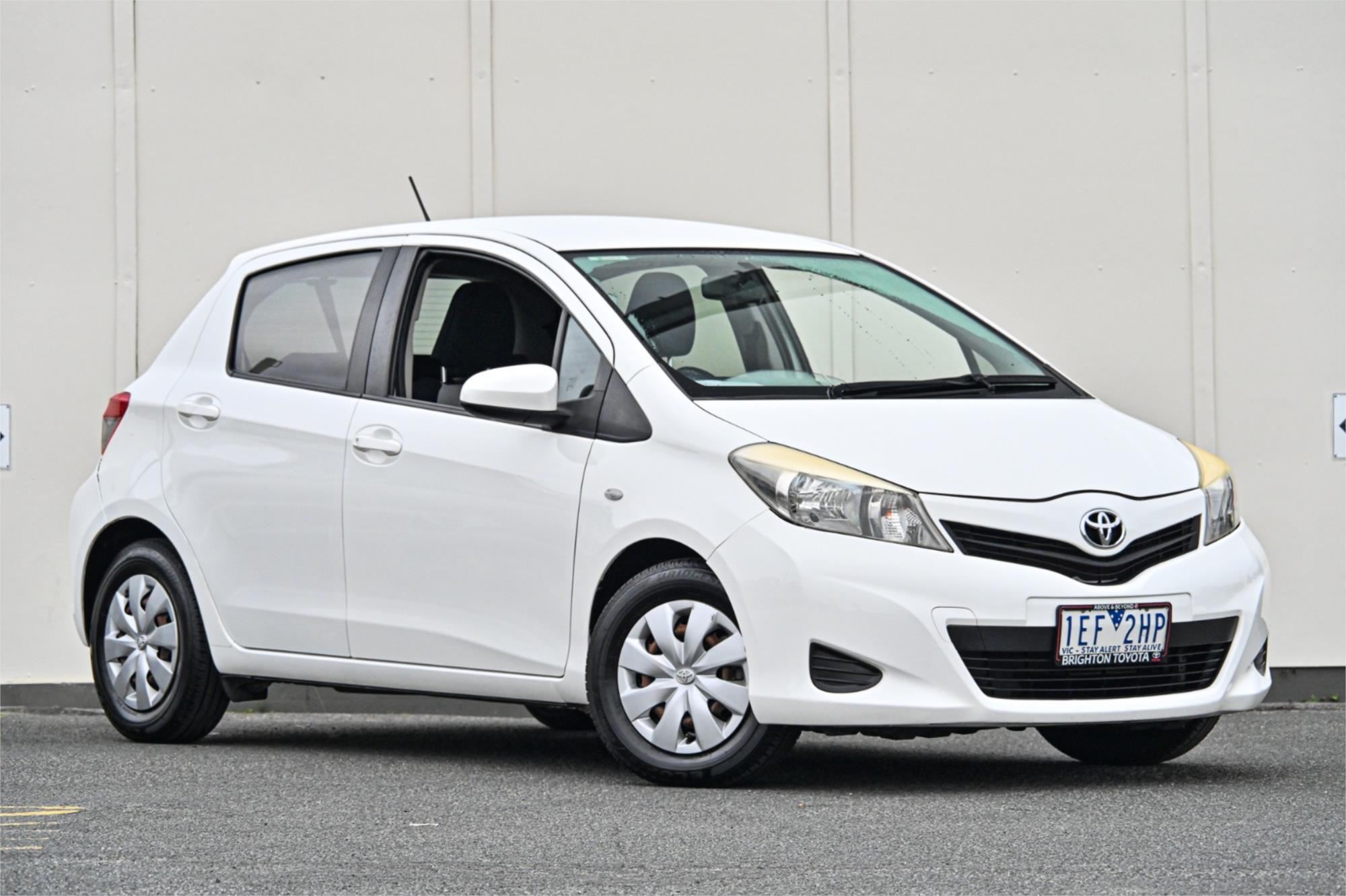 2012 TOYOTA YARIS NCP130R YR 4 SP AUTOMATIC 3D HATCHBACK